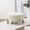 Ivory/Natural, variant on SAFAVIEH Couture Perez Scandinavian Faux Lamb Wool Ottoman, Ivory/Natural