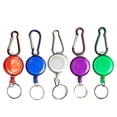 thumbnail image 1 of Soporte retráctil para pase de esquí, carrete de insignia, llavero (10 unidades, entrega aleatoria de colores), 1 of 5