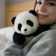 thumbnail image 3 of Stuffed Animal Pandas Huggable Plush Pandas Toy Cute Stuffed Animal Doll Emotional Soothing Companion, 3 of 5