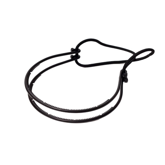 Milisten Black Elastic Hair Band for Salon Styling, Premium Plastic Material Hair Accessory