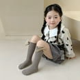 thumbnail image 3 of Ougyinr Kids Baby Girls Knee High Socks Bowknot Socks Cotton Socks Toddler Stockings Girls Socks for 2-8Years ( 6 Piars / 5 Piars ), 3 of 9
