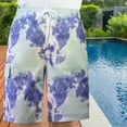 thumbnail image 3 of North 15 Boys Microfiber Tie Dye Print Swim Trunk with Cargo Pockets-7155B-Blu-Ryl-18, 3 of 6
