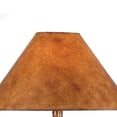 thumbnail image 2 of Riza 29 Inch Urn Table Lamp Carved Trellis Rich Glossy Brown Hydrocal - Saltoro Sherpi, 2 of 5
