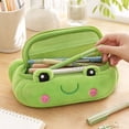 thumbnail image 3 of Cute Cartoon Plush Animal Pencil Pouch, Large Capacity Zipper Stationery Storage Bag For Students, Classroom & Daily Supplies (rabbit), 3 of 5