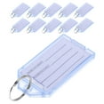 thumbnail image 3 of Miangastore 30pcs Plastic Key Tags With Ring Plastic Key Tags With Labels Key Identifiers Tags Name Tags Labels Adapt To Name Luggage Pets Bags And Usb Drive, 3 of 9