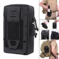 thumbnail image 2 of Al aire libre táctico Molle bolsa cintura cinturón bolsa accesorio bolsa paquete monedero para hombres Negro kusrkot Riñoneras, 2 of 8