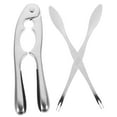 thumbnail image 5 of OUNONA  Seafood Tool Stainless Steel Tools Crab Utensils Holder Leg Crackers and, 5 of 8