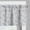 thumbnail image 5 of Ambesonne Floral Valance & Curtain, Curly Pastel Flower Twigs, 55"x45", Pale Seafoam Rose and White, 5 of 7