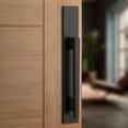 thumbnail image 3 of Kwikset 819CRHXHFLSQF-514 Caerus Full Plate Dummy Handleset - Black, 3 of 7
