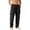 Black, variant on Cargo Trousers for Men , Elastic Waist Tracksuit Bottoms Combat Work Pants Drawstring Stretch Sweatpants Athletic Jogger with Multi Pockets Hiking Walking Trouser