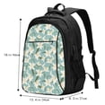 thumbnail image 5 of Daiia Lilies Flowers Pattern USB Charging Backpack for Men and Women, Anti-Theft Backpack,Travel Backpack,School Backpack,College Backpack,Laptop Backpack, 5 of 7