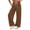 Brown(Great Pants), variant on ZHYou No Boundarie Wide Leg Drawstring Sweatpants for Women Casual Loose Fit Comfy Flare Jogger Pants with Pockets,Pink,Size 3XL