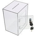 thumbnail image 1 of FONDOTIN 1Pack Lockable Money Box for Donations in Business Premises 7.86X5.89X4.72in, 1 of 6