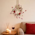 thumbnail image 6 of 1 Pcs Valentines Day Wreath for Cabinet Front Door,Mini Valentine Wreaths,Small Heart Wreath with Artificial Hearts & Berries,Valentine'S Day Bow Wreaths for Wedding Window Wall Decor,(B,3.94 in), 6 of 8