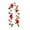 C, variant on Christmas Garland With Lights Simulation Flowers Rattan Wall Hanging Home Decoration Holly Leaves Red Berries Christmas Mood Decoration Simulation Christmas Rattan Pine Garland