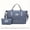 Dark Blue, variant on UNIXINU 2pc Large Capacity Travel Carry-On Bag Cosmetic Bag, Gym Bag with Shoe Compartment, Adjustable Shoulder Strap,Weekend Overnight Tote,Suitable for Gym Travel