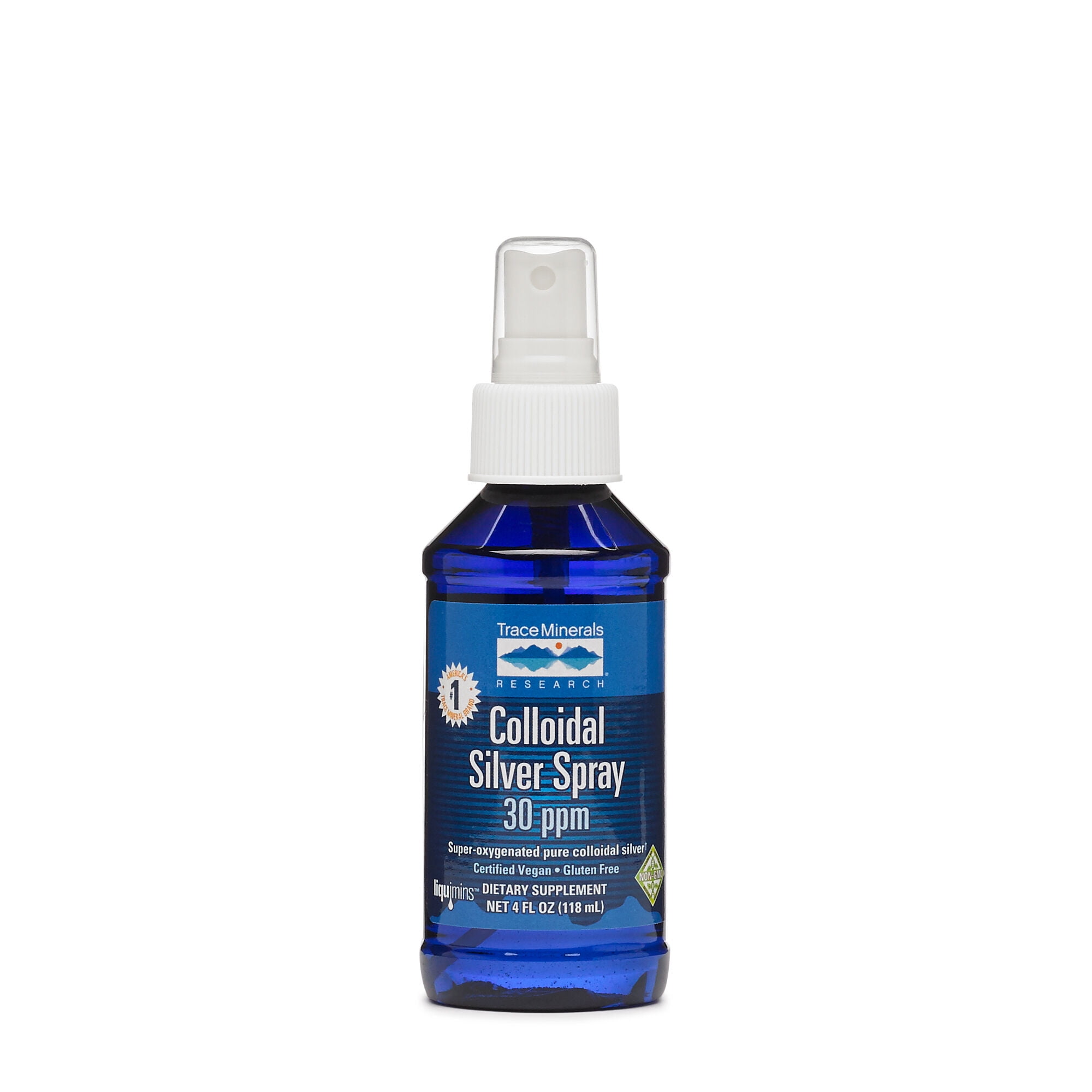 Trace Minerals Research Colloidal Silver Spray 30 Ppm Walmart Com Walmart Com