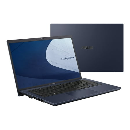 ASUS ExpertBook B1 B1400CEA-XH74 - 180-degree hinge design - Intel Core i7 1165G7 / 2.8 GHz - Win 10 Pro - Intel Iris Xe Graphics - 16 GB RAM - 512 GB SSD NVMe - 14" 1920 x 1080 (Full HD) - Wi-Fi 6 - black (bottom), star black (LCD cover), star black (top) - with 1 year Domestic ADP with product registration