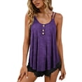 thumbnail image 3 of Horkkom Tank Tops for Women Summer V Neck Camisole Tops Causal Solid Color Sleeveless Tops XL, 3 of 7
