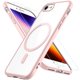 thumbnail image 1 of Funda de teléfono Hensinple con parte trasera rígida magnética transparente para iPhone SE 3 de 4,7 pulgadas, 1 of 6