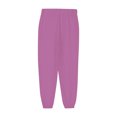 thumbnail image 7 of ZVAVZ Boys Cotton Linen Pants with Pockets Elastic Waist Drawstring Sweat Jogger Lounge Tapered Leg Harem Pants Trousers Purple,7 Years, 7 of 7
