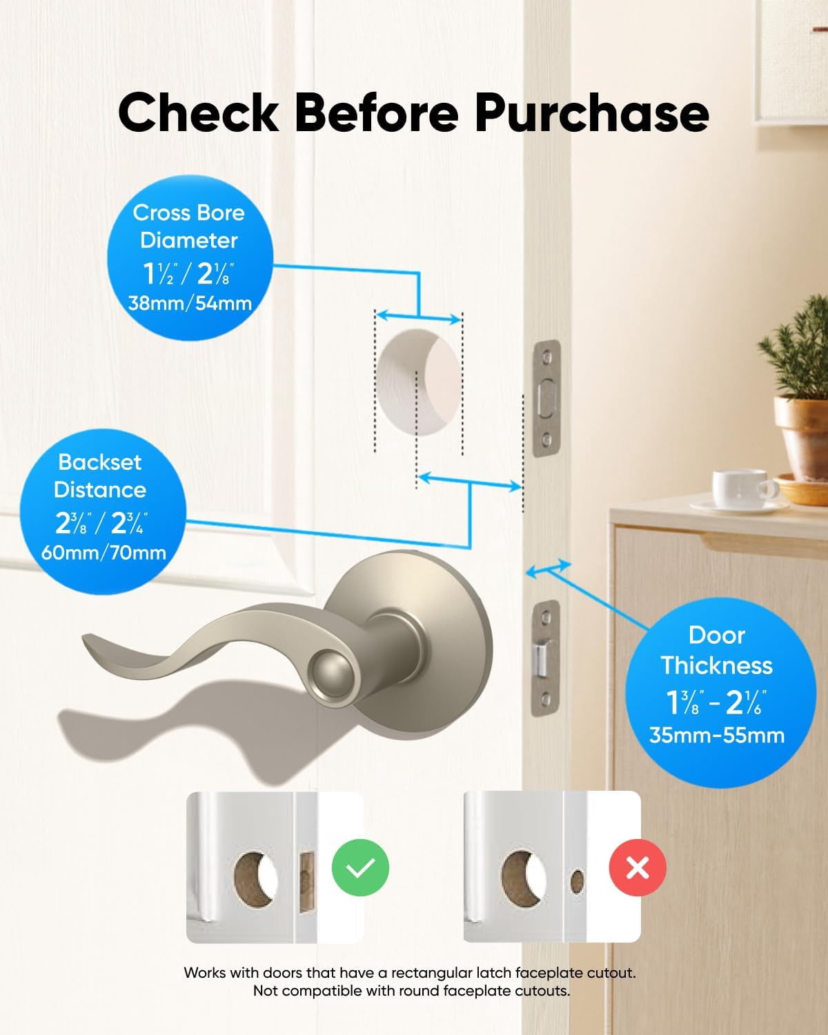 eufy Security Smart Lock C30, Keyless Entry Door Lock, Built-in WiFi Keypad Deadbolt for Front Door, No Bridge Required, Easy Installation, App Remote Control, Reliable Power, Traditional, Nickel