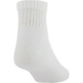 thumbnail image 2 of Gold Toe Mens 656p Cotton Quarter Athletic Socks, Multipairs, White (6-Pairs), X-Large, 2 of 7