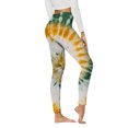thumbnail image 2 of Endives Women's Yoga Pants Tie Dye Printed Fashion Casual Slim Yoga Leggings Fall Winter, 2 of 7