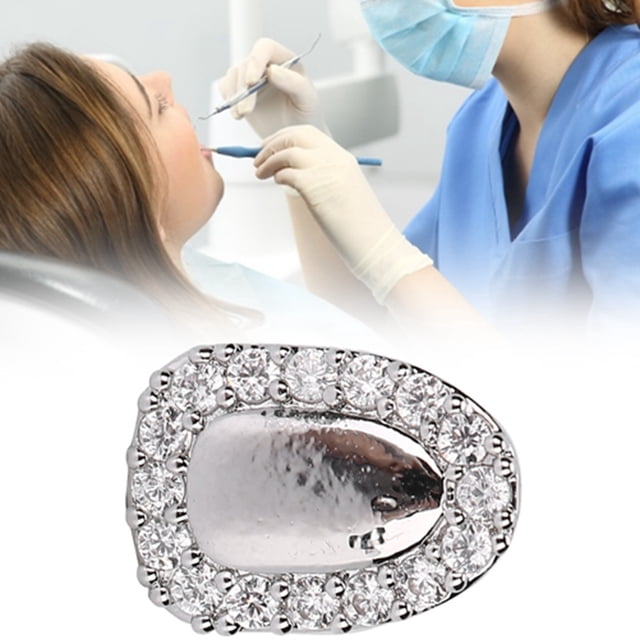 Single Tooth, Hip Hop Teeth Bling Teeth Accessory Decoration for Teeth Rapper Costume Cosplay Single Tooth