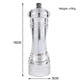 thumbnail image 1 of Manual Acrylic Transparent Pepper Grinder, 1 of 4