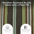 thumbnail image 5 of Sunnydaze 2-Person Polyester Rope Hammock with Stand and Pad, 275 lb Capacity - Desert Stripe, 5 of 17