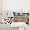 thumbnail image 4 of Ambesonne Tropical Throw Pillow Cover 2 Pack, Exotic Beach Photo, 24", Multicolor, 4 of 7