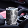 thumbnail image 4 of 30oz White and Black Of Leopard Print Tumblers Stainless Steel Tumbler with Lid and Straw,Vacuum Insulated Double Wall Travel Tumbler Cups Mug with Cleaning Brush for Coffee,Tea, 4 of 7