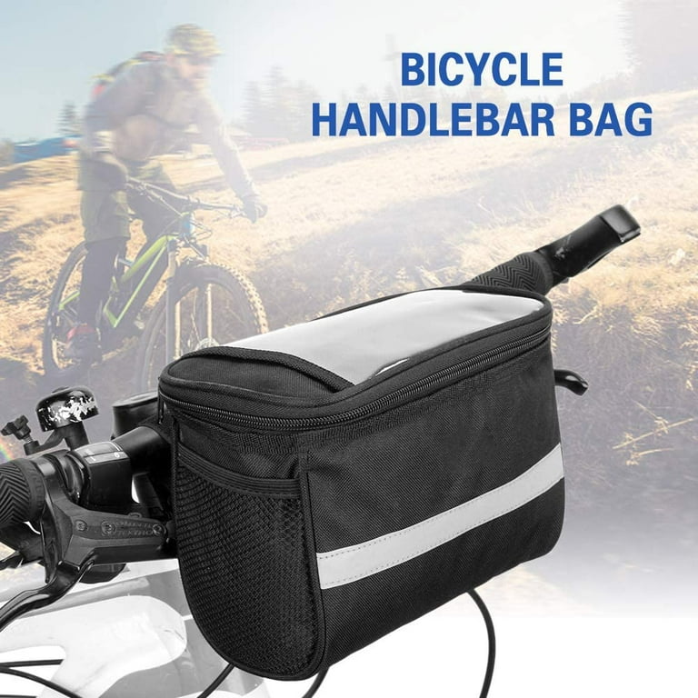 Heldig Bicycle Handlebar Bag Insulated Front Pocket Handlebar Bag
