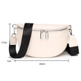 thumbnail image 3 of Bolsa Riñonera de moda clásica Retro para mujer, bandolera, con cremallera, portátil, para mujer Ndcxsfigh Para Estrenar, 3 of 9