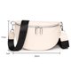 thumbnail image 4 of Bolsa Riñonera retro clásica de cuero genuino para mujer riñoneras de hombro (beige) Likrtyny Para Estrenar, 4 of 4