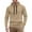 Khaki, variant on Yiaimeir Mens Casual Hooded Pullover Lightweight Knit Long Sleeve Drawstring Hoodie Soft Breathable Sweatshirt for Everyday Wear