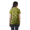 thumbnail image 4 of Moomaya Chemise Tunique Style Enveloppant pour Femmes en Coton Décontracté Col Classique Boutonné, 4 of 6