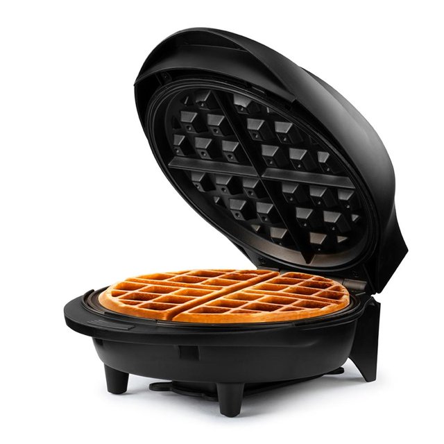 Máquina para Waffles Holstein Housewares Negra con acero Inox