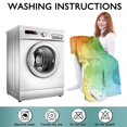 thumbnail image 6 of Rainbow Tie Dye Ink Pattern Wearable Oversized Blanket,Wearable Blanket Hoodie for Adults,Cozy Hooded Blankets with Super Pockets,Super Warm Fuzzy Pullover for Women & Men, 6 of 6