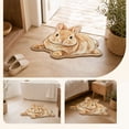 thumbnail image 5 of Cute Rabbit Shaped Area Rug Bunny Floor Mat, Non-Slip Soft Plush Bedroom Bathroom Doormat, Cute Animal Indoor Home Decor Gift, 20 x 30 Inch Decorative Mat, 5 of 6