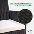 thumbnail image 3 of Sala para Exteriores Jardin de Mimbre Negro Cojines Beige negro 103, 3 of 9