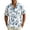 hgg047-White, variant on Yaoyar Men's Vibrant Hawaiian Print Short Sleeve Camp Collar Shirt Breathable Lightweight Summer Vacation Tee