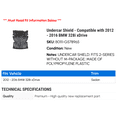 thumbnail image 2 of Undercar Shield - Compatible with 2012 - 2016 BMW 328i xDrive 2013 2014 2015, 2 of 2