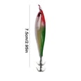 thumbnail image 5 of Señuelo Pesca Luminoso Anzuelos Calamar Anzuelo Artificial Cebo para Peces () Rojo Y Verde, 5 of 5