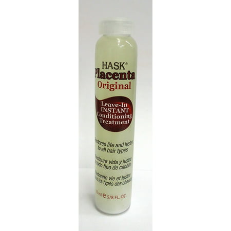 Placenta No-Rinse Instant Hair Repair Treatment, Excellent for heat styled, tinted, bleached, relaxed hair By Hask from