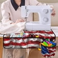 thumbnail image 4 of HELLHERO Sewing Machine Pad Storage Bag Premium Fabric Durable Dustproof for Thanksgiving, United States Flag, 4 of 5