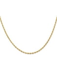 thumbnail image 2 of Primal Gold 14 Karat Yellow Gold 1.85mm Diamond-cut Quadruple Rope Chain Necklace, 2 of 4