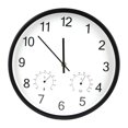 thumbnail image 1 of Reloj de pared digital de metal simple, termómetro e higrómetro, reloj de pared multifunción, 1 of 8