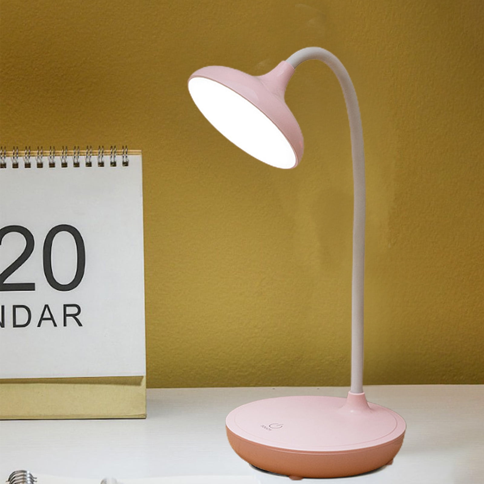 TACILIP Office, New LED Desk Lamp Foldable Plug In Reading Lamp 3 Grade Colour Temperature Adjustment Stepless Dimming Table Lamp Night Light for Living Room Office Dorm Gift School